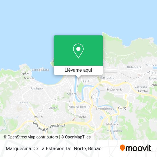 Mapa Marquesina De La Estación Del Norte