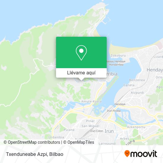 Mapa Txenduneabe Azpi
