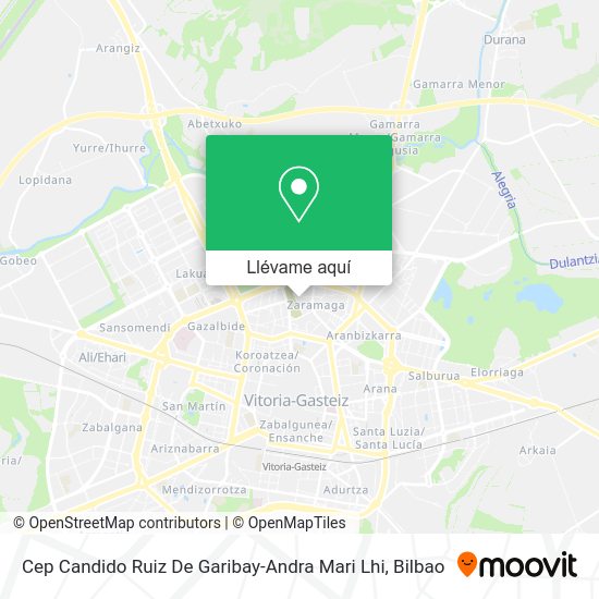 Mapa Cep Candido Ruiz De Garibay-Andra Mari Lhi