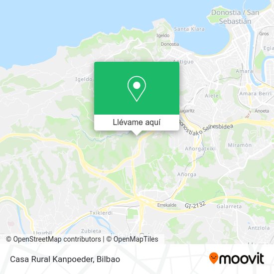 Mapa Casa Rural Kanpoeder
