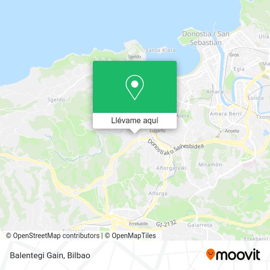 Mapa Balentegi Gain