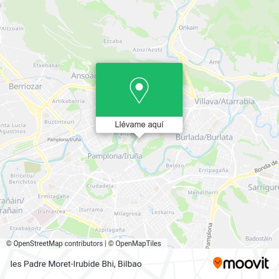 Mapa Ies Padre Moret-Irubide Bhi