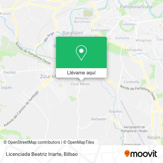 Mapa Licenciada Beatriz Iriarte