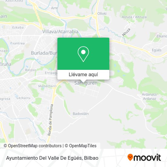 Mapa Ayuntamiento Del Valle De Egüés