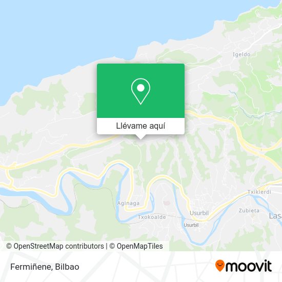 Mapa Fermiñene