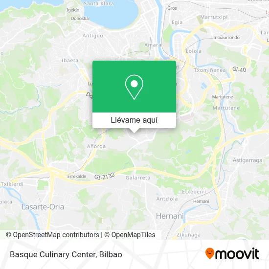 Mapa Basque Culinary Center
