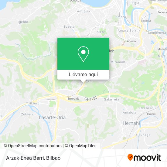 Mapa Arzak-Enea Berri