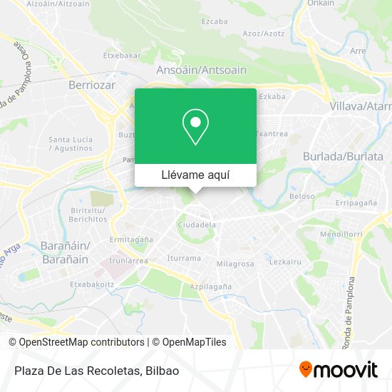 Mapa Plaza De Las Recoletas