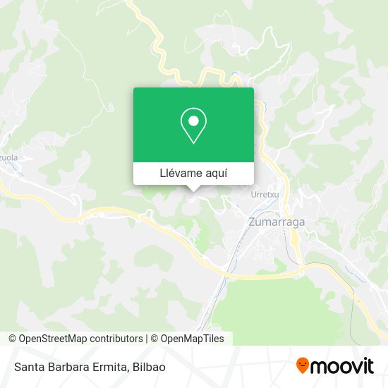 Mapa Santa Barbara Ermita