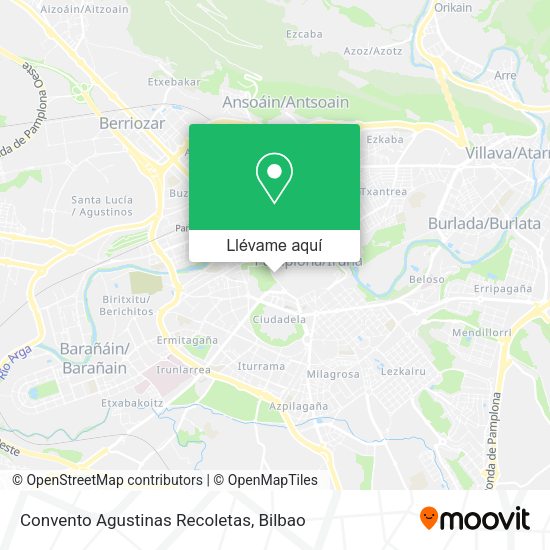 Mapa Convento Agustinas Recoletas