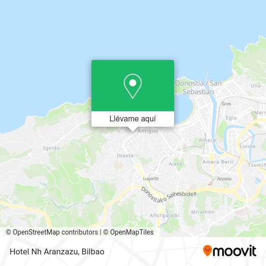 Mapa Hotel Nh Aranzazu