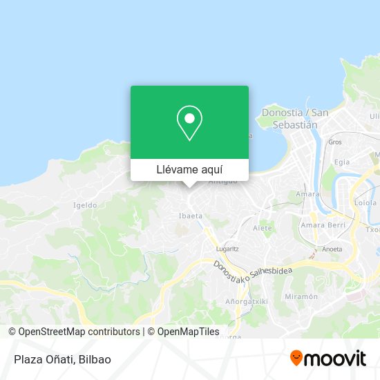 Mapa Plaza Oñati