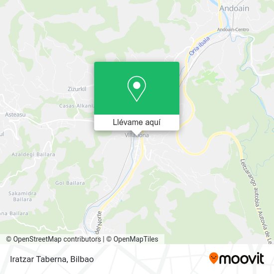 Mapa Iratzar Taberna