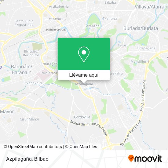 Mapa Azpilagaña