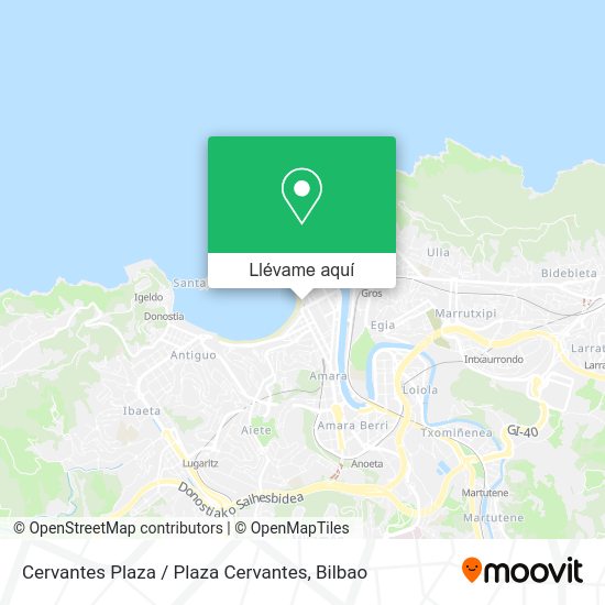 Mapa Cervantes Plaza / Plaza Cervantes