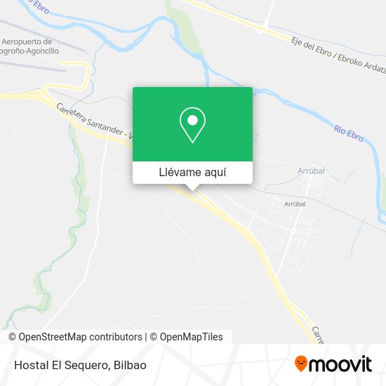 Mapa Hostal El Sequero