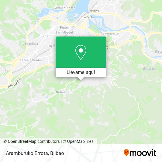 Mapa Aramburuko Errota