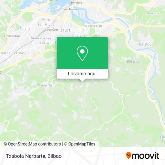 Mapa Txabola Narbarte