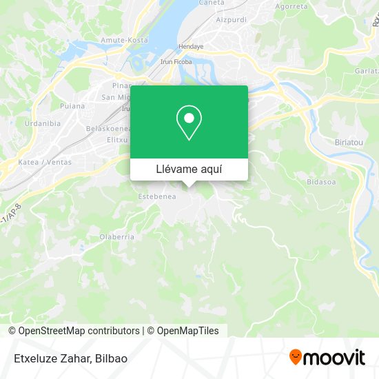 Mapa Etxeluze Zahar