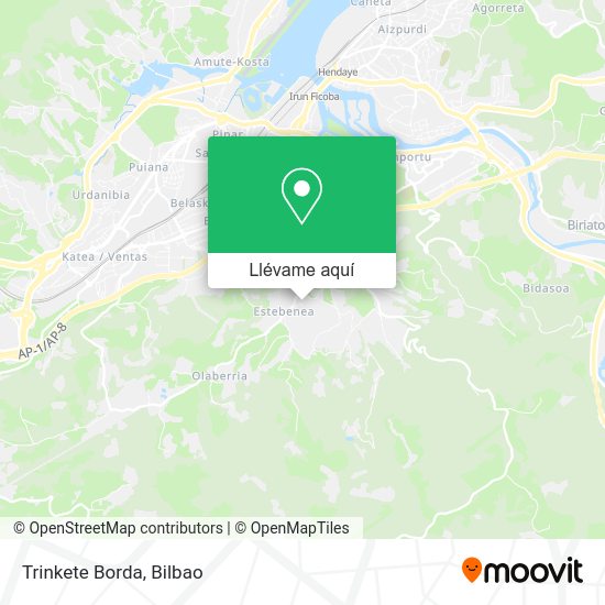 Mapa Trinkete Borda