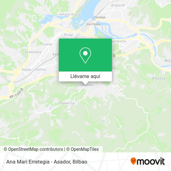 Mapa Ana Mari Erretegia - Asador