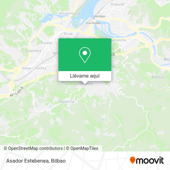 Mapa Asador Estebenea