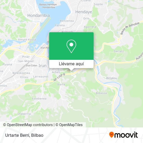 Mapa Urtarte Berri