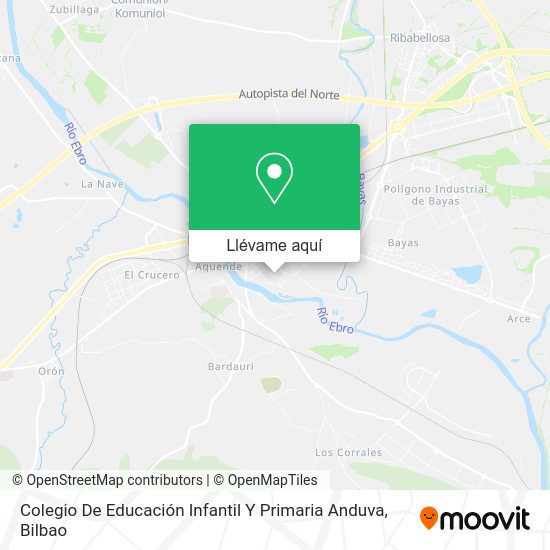 Mapa Colegio De Educación Infantil Y Primaria Anduva