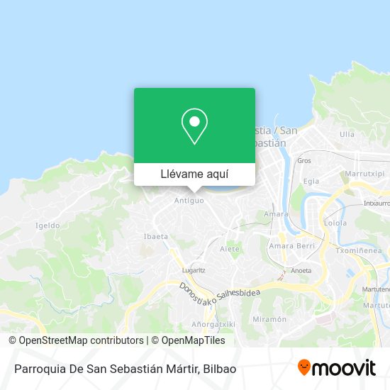 Mapa Parroquia De San Sebastián Mártir