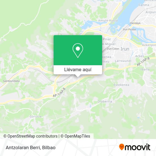 Mapa Antzolaran Berri