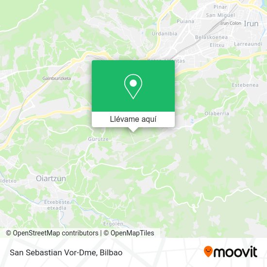Mapa San Sebastian Vor-Dme