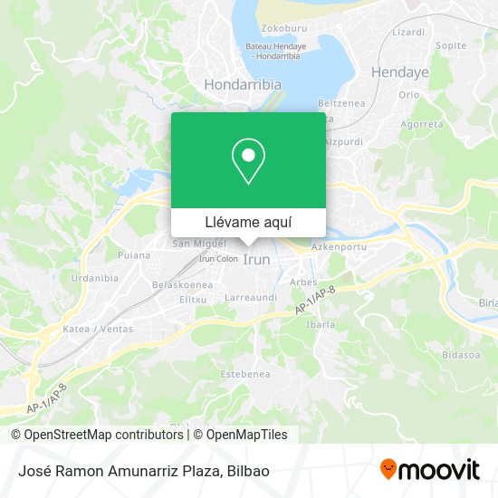 Mapa José Ramon Amunarriz Plaza