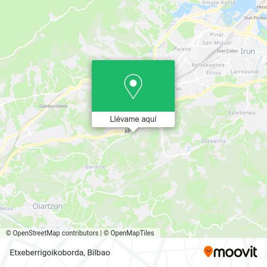 Mapa Etxeberrigoikoborda