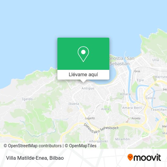 Mapa Villa Matilde-Enea