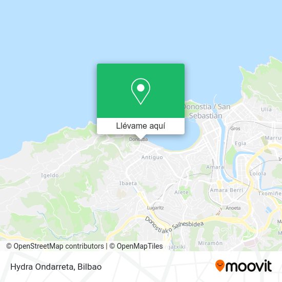 Mapa Hydra Ondarreta