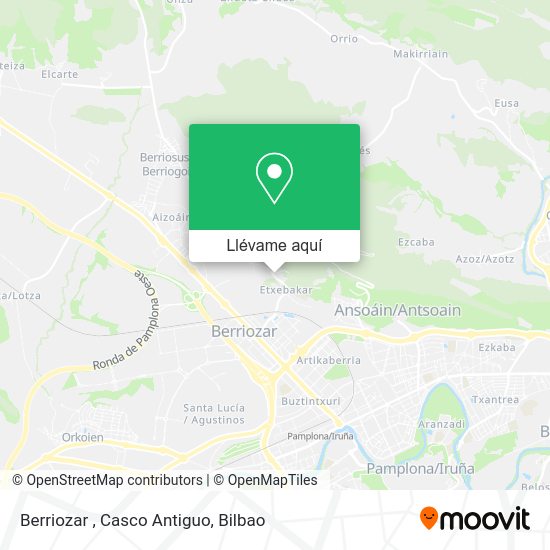 Mapa Berriozar , Casco Antiguo