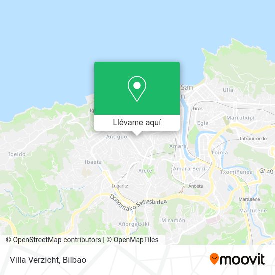 Mapa Villa Verzicht