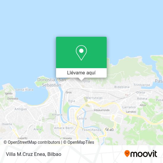 Mapa Villa M.Cruz Enea