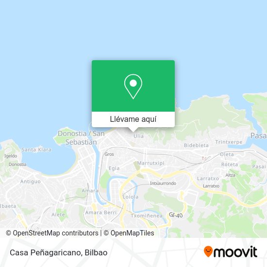 Mapa Casa Peñagaricano