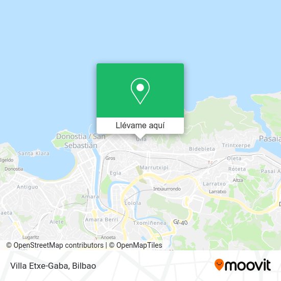 Mapa Villa Etxe-Gaba