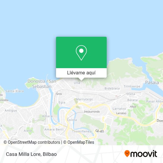 Mapa Casa Milla Lore
