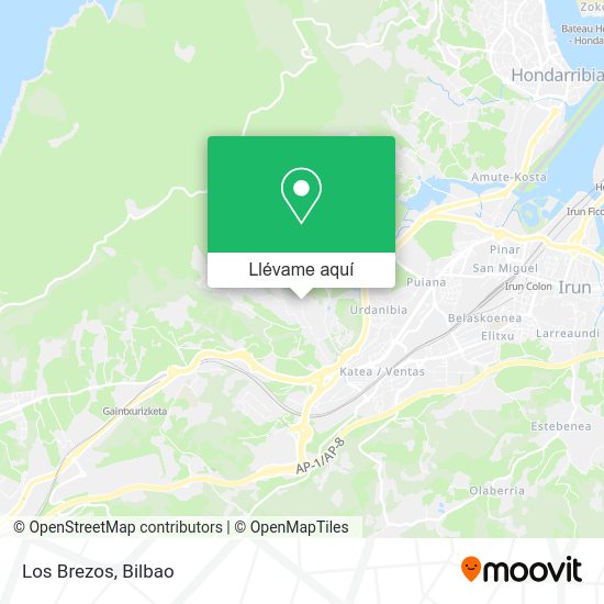 Mapa Los Brezos