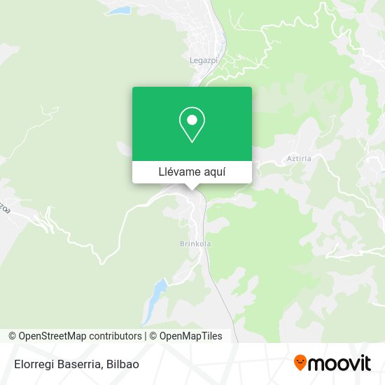 Mapa Elorregi Baserria
