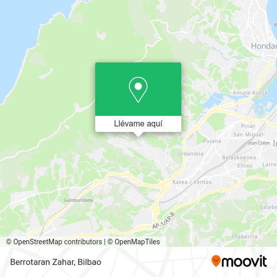 Mapa Berrotaran Zahar