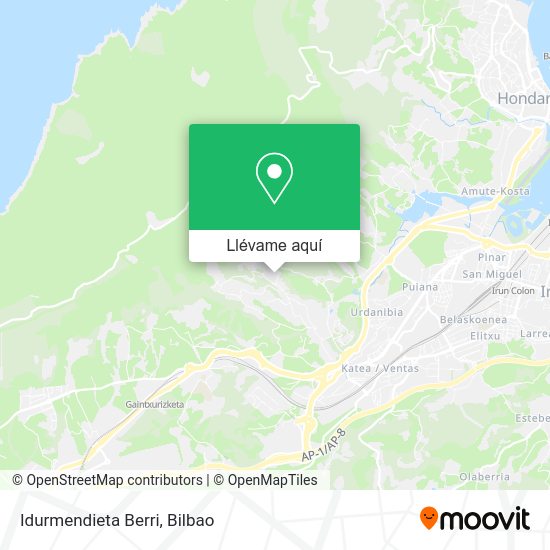 Mapa Idurmendieta Berri