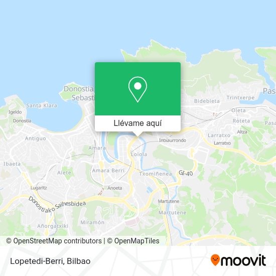 Mapa Lopetedi-Berri