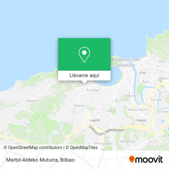 Mapa Marbil-Aldeko Muturra