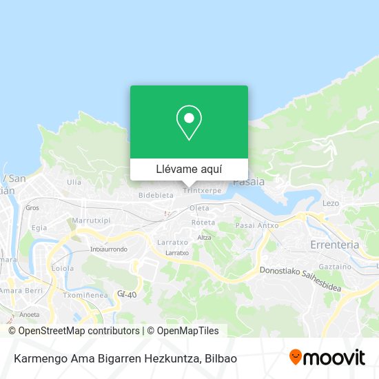 Mapa Karmengo Ama Bigarren Hezkuntza