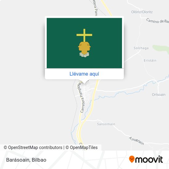 Mapa Barásoain