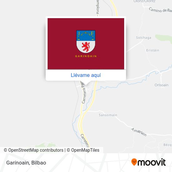 Mapa Garínoain